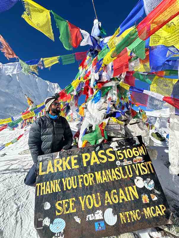 Manaslu Circuit Larke la pass