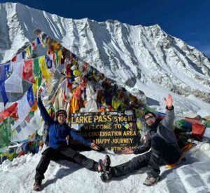 Manaslu Circuit Larke la pass