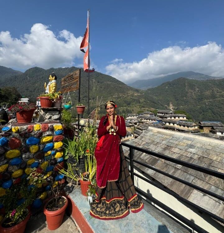 Ghandruk trek- Gurung dress