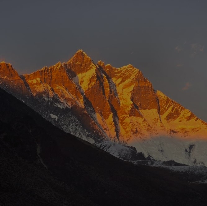 Nuptse mountain Everest view trek