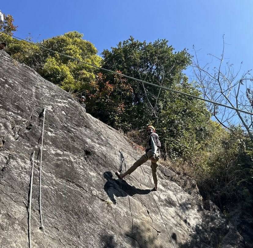 kakani hike-rock climbing