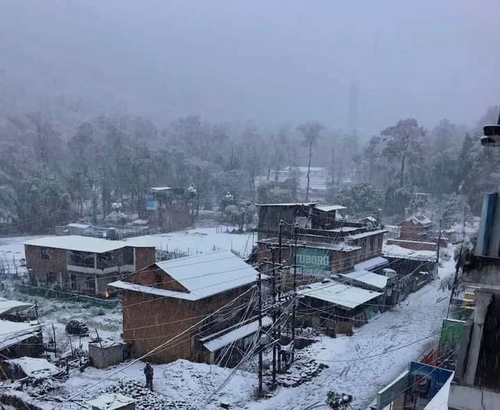 phulchowki-snow fall
