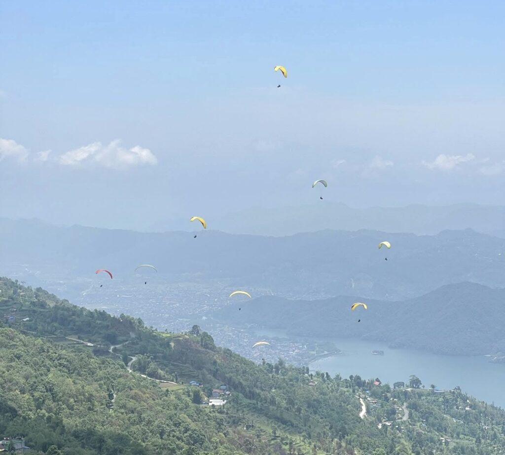 paragliding- pokhara